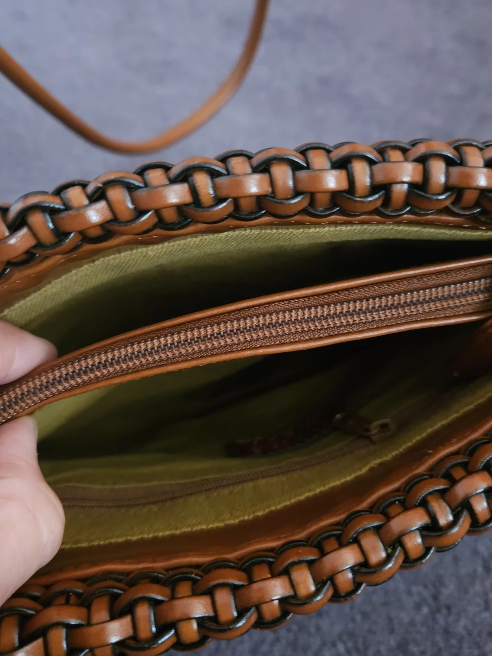 Woven Brown Nine West Shoulder Bag - Stylish Everyday Tote